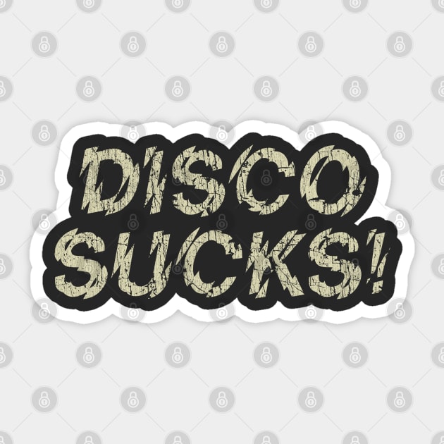 Disco Sucks! 1979 Sticker by JCD666